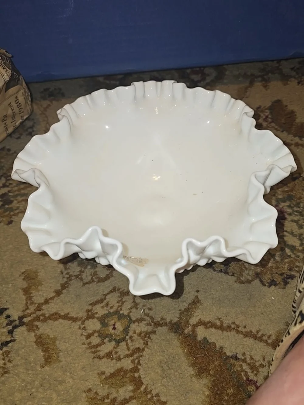 White Hobnail Milk Glass Vase Shade - Home Accents